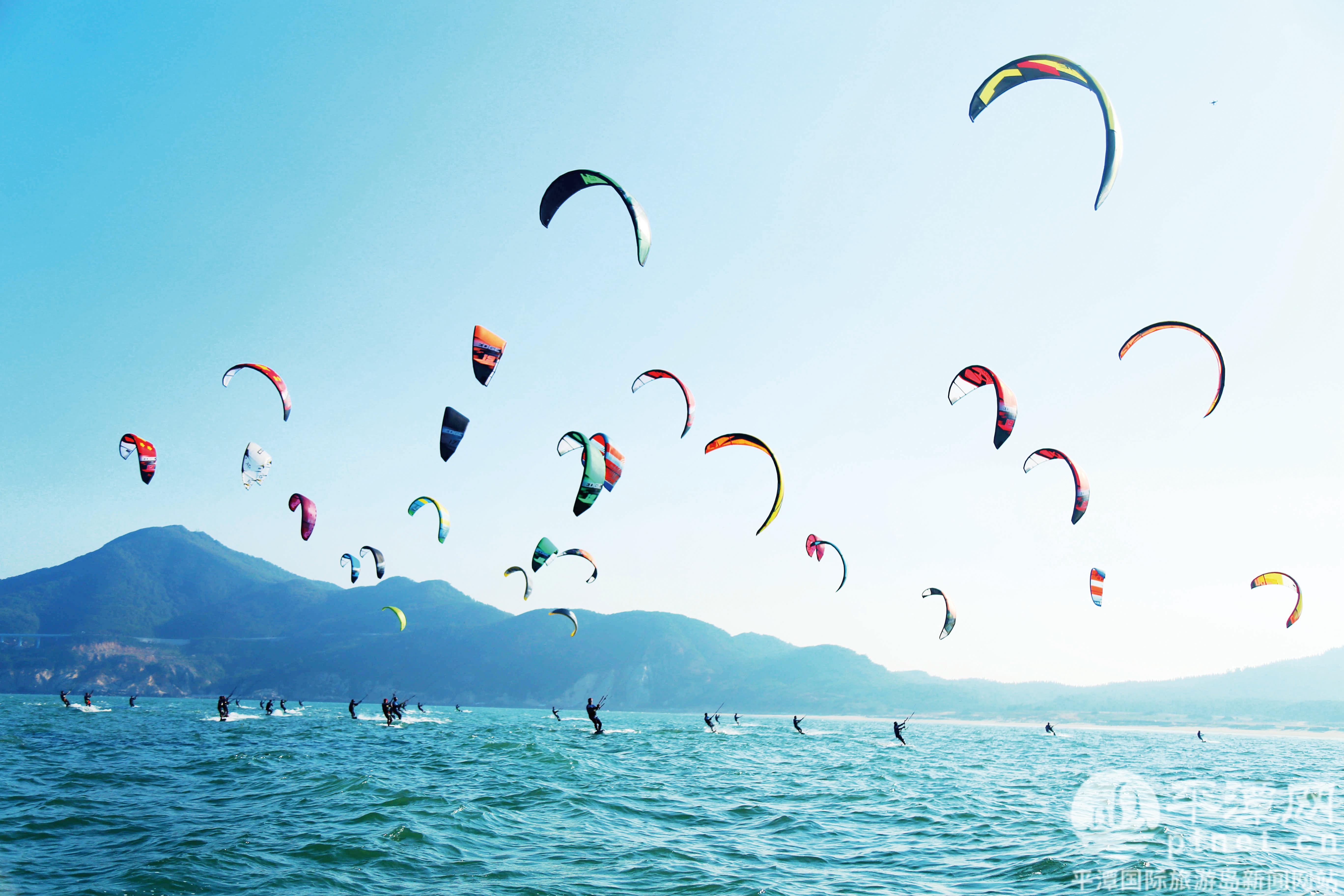 平潭风筝冲浪运动协会让国际旅游岛御风而上