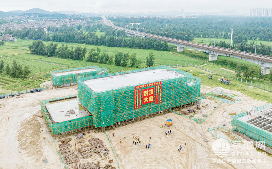 平潭北部自来水厂主体封顶 比原计划提前两个月