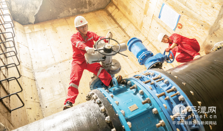 水到平潭！“一闸三线”工程平潭段开启试通水