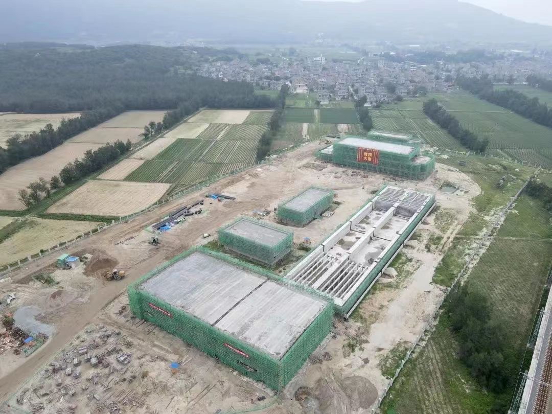提前近2个月！平潭北部自来水厂项目主体工程封顶