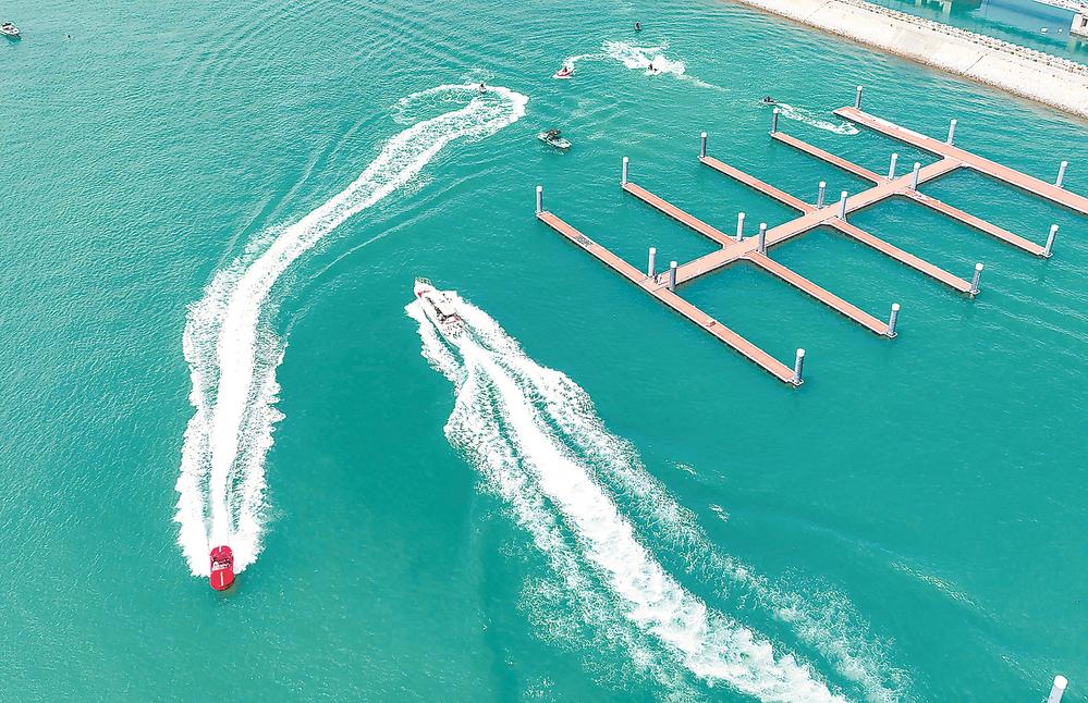 平潭22号国际游艇码头投入运营