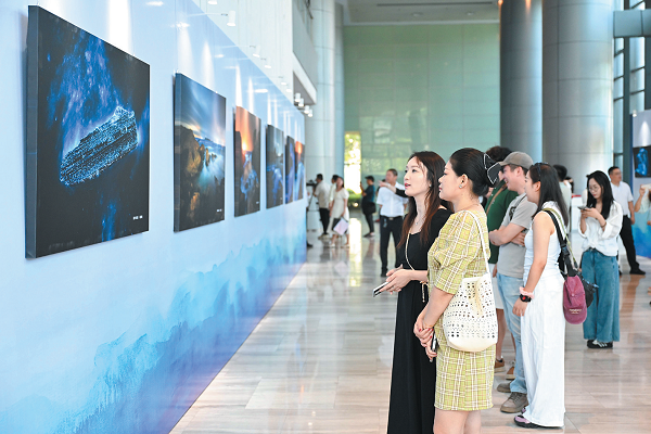 “蓝眼泪”摄影摄像展开幕 光影艺术点亮文旅名片