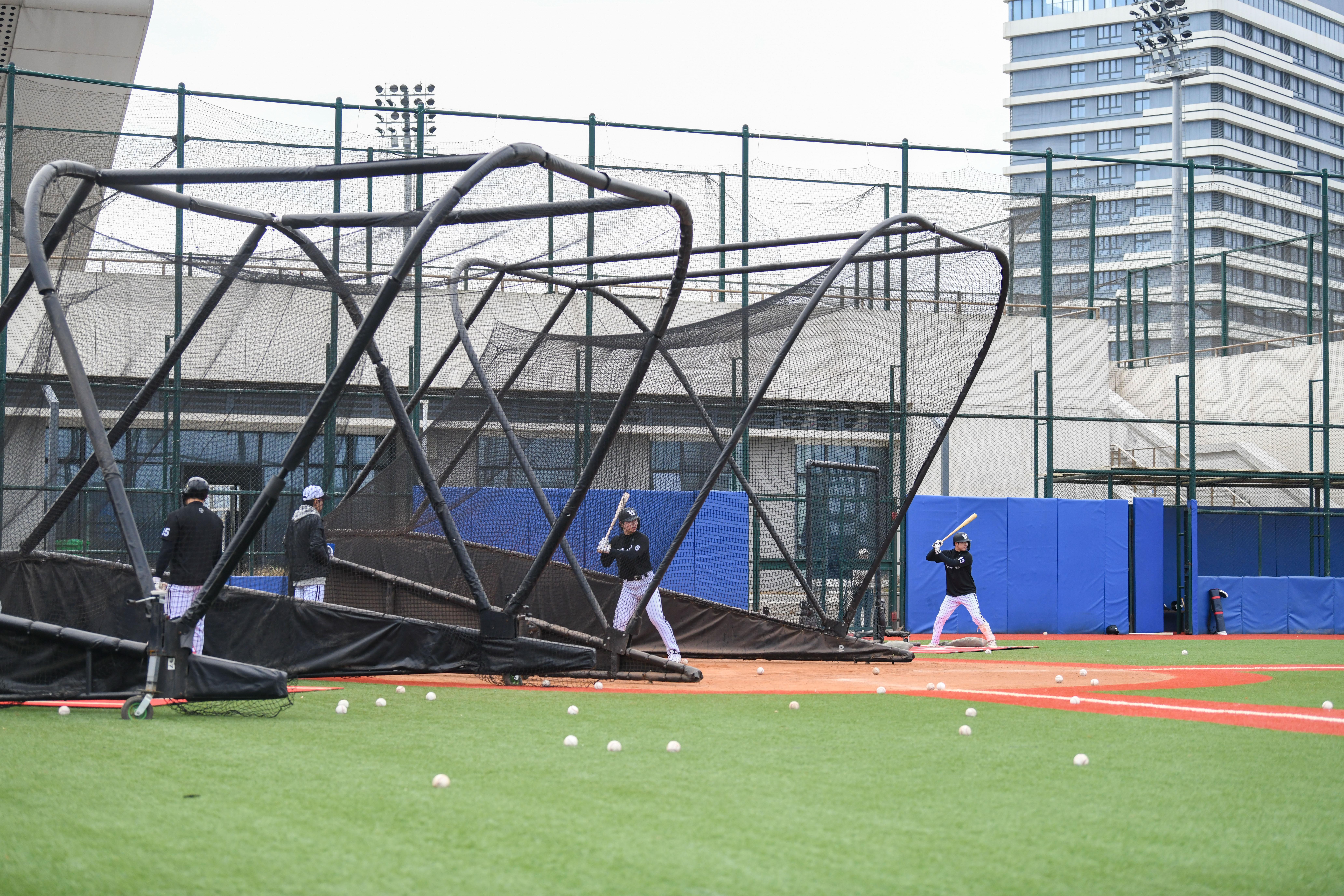 韩国又石大学棒球队入驻平潭集训