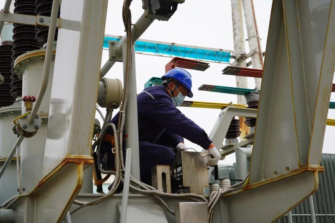 党建+安全生产 | 国网平潭供电公司完成110千伏前进变主变检修