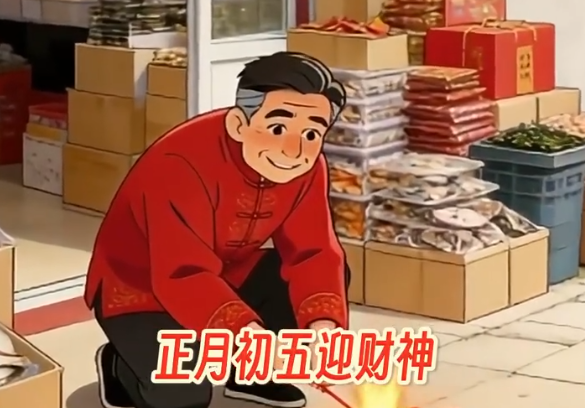 正月初五，迎财神！平潭方言送来财运祝福