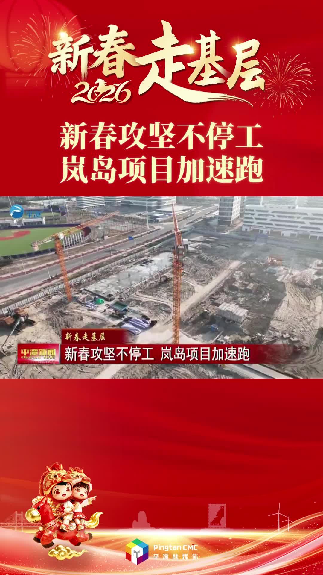 新春攻坚不停工 岚岛项目加速跑