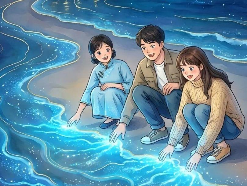 向美好平潭出发：平潭蓝眼泪——海洋世界奇景