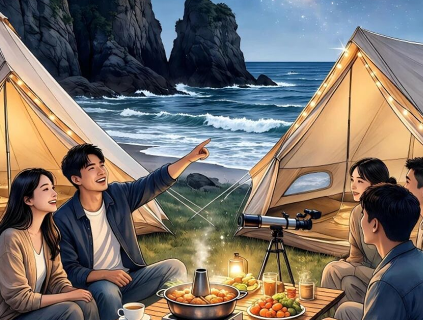 向美好平潭出发：野奢露营 枕浪观星