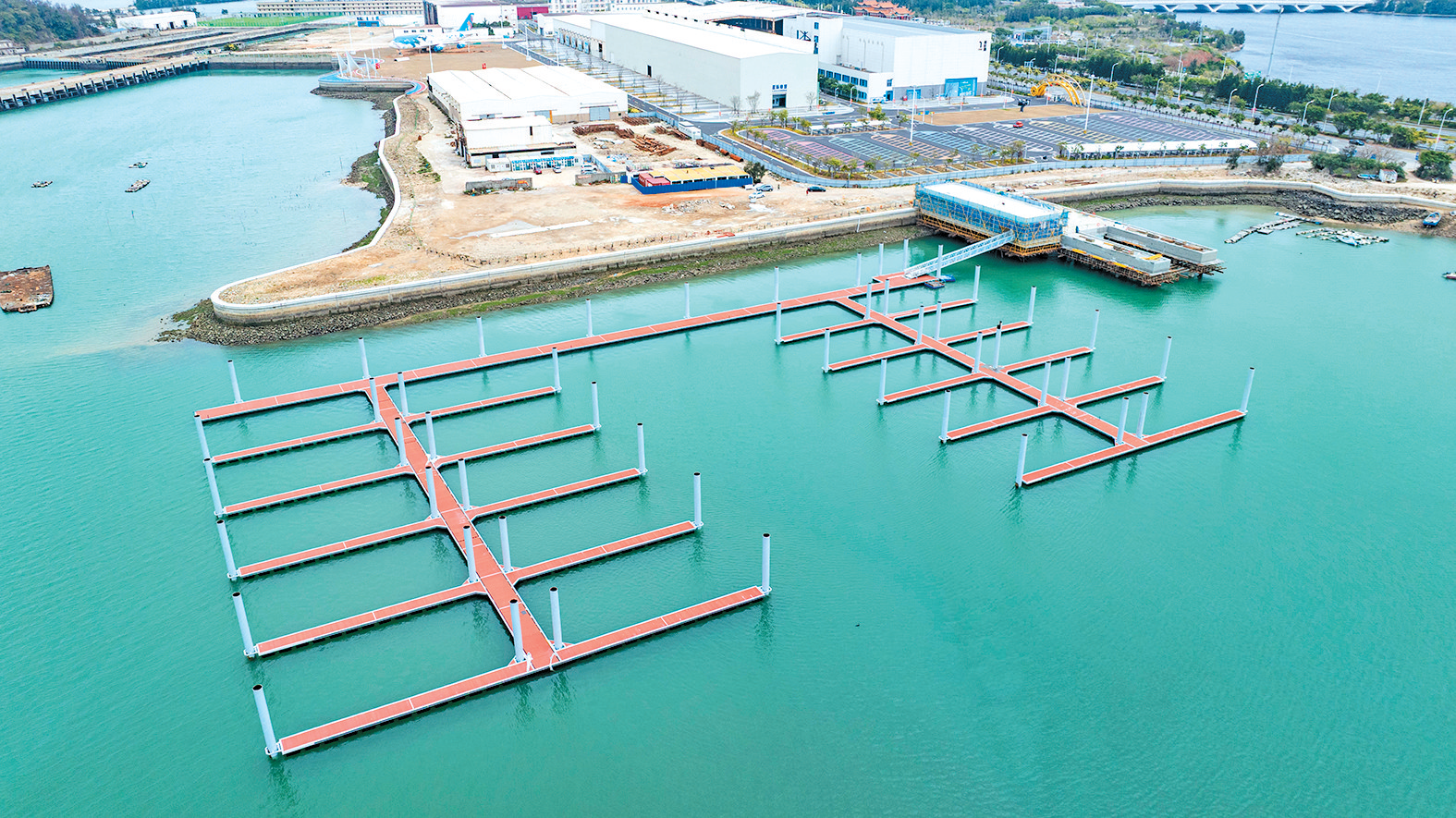 平潭竹屿湾游艇码头建设迎来关键节点
