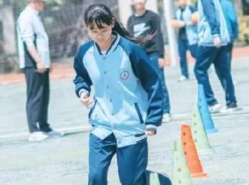 岚岛少年积极迎战体育中考