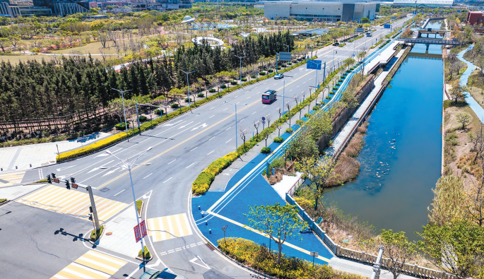 金井新城绿道一期贯通工程基本完工