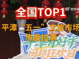 全国TOP1！平潭“五一”文旅市场热度拉满