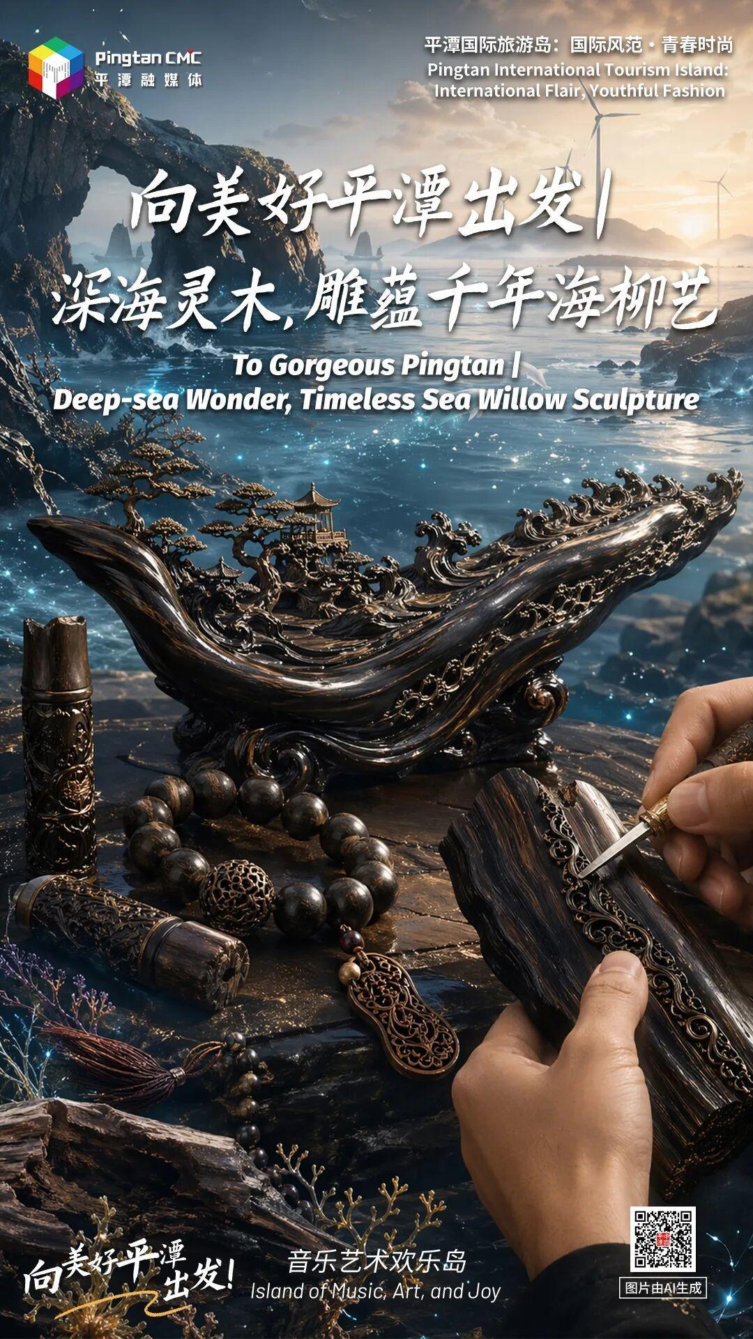 向美好平潭出发：深海灵木，雕蕴千年海柳艺